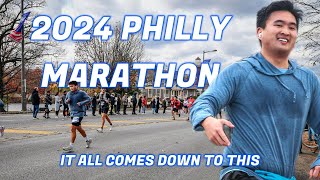 THE HARDEST RACE OF MY LIFE  2024 Philly Marathon [upl. by Nidia]