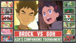 BROCK vs GOH  Ashs Companions Tournament Battle 6 [upl. by Nelleeus]