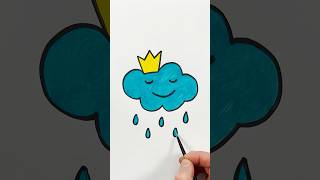 Cloud King Drawing and Painting for Kids shortsvideo painting art shorts [upl. by Maretz73]