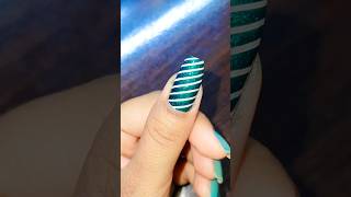 Beautiful stripping tape nailart 💅 shorts youtubeshorts [upl. by Yretsym]