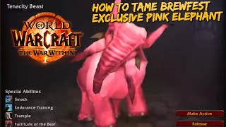 How to Tame Brewfest Exclusive Pink Elekk [upl. by Tera]