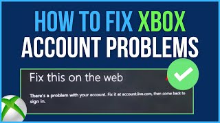 ✅ How To Fix Xbox One Account Issue  Accountlivecom [upl. by Hayifas125]