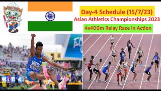 Day4 15723 schedule of Asian athletics championship 2023  live Asian athletics championship [upl. by Ikoek]