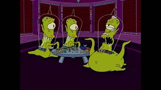 Kang and Kodos Watch the Movie 9 With Their Boss [upl. by Ylrebma]