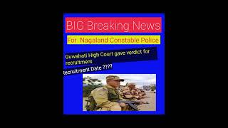 Nagaland Recruitment within Six months Nagaland police [upl. by Simetra]