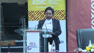 KDIC Depositors Insurance Conference 2023  Chairperson Hannah Muriithi EBS Speech [upl. by Lathan]