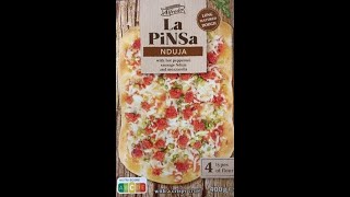 La Pinsa Ndjua Pizza  Trattoria Alfredo  Â£249p  Lidl  Food Review [upl. by Coral74]