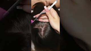 ASMR Relaxing LICE Check Removal and TREATMENT Real Person shorts short asmr [upl. by Mariska]