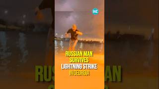 Russian Man Gets Struck By Lightning Strike While Filming Dance Video [upl. by Odnumyer]