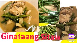 GINATAANG SITAW RECIPE PANLASANG PINOY II MURANG ULAL [upl. by Curry]