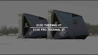 Clam X100 XT SERIES XSeries Fish Trap Shelter Features amp Benefits [upl. by Walls]