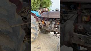 Old Farmer Starting On Fire Help old tractor viralshort [upl. by Allicsirp]