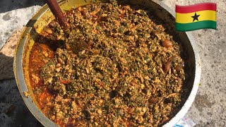 Ghana Kontomire Stew Egusi SoupNkontomire froye papabi palava sauce trending ghanafoodrecipe [upl. by Tori252]