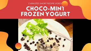 Chocolate Frozen yogurt  Keto ice cream [upl. by Broeker]