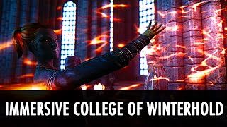 Skyrim Mod Immersive College of Winterhold [upl. by Lough]