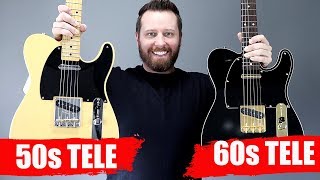 50s TELE vs 60s TELE  What Are The Differences [upl. by Ablem43]