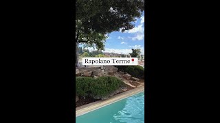 Hot Springs Day Trip in Rapolano Terme shorts hotsprings [upl. by Littman]