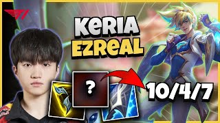 T1 Keria Ezreal vs Ashe  1414 [upl. by Nomzed]