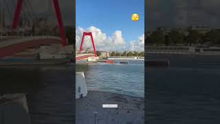 What went wrong here the tide boat fail laugh funny viralposts ocean shipping vessel wtf [upl. by Olivette]