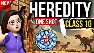 Heredity Class 10 One Shot  Full Chapter explanation biology  Heredity and evolution class 10 [upl. by Ziom919]