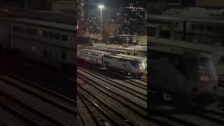 Amtrak P42DC 192 leads Capitol Limited train 30 at Roosevelt Road 1122024 amtrak shorts [upl. by Bezanson]