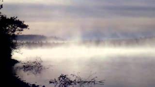 20091017  Algonquin Park Lake Opeongo Annie Bay Morning Mist [upl. by Aicatsue]