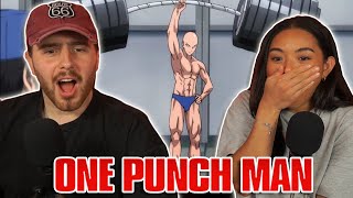 HERO TRYOUTS amp SAITAMA VS GENOS  One Punch Man Episode 5 REACTION [upl. by Morehouse912]