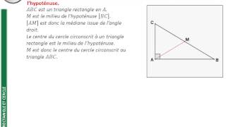 Médiane issue de langle droit [upl. by Col214]