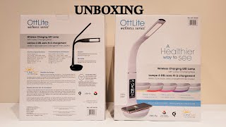 Ottlite Wireless Charging Desk Lamp with color changing base [upl. by Liryc]