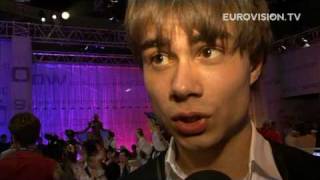 Reactions from Alexander Rybak during the Eurovision Song Contest week [upl. by Nileak869]