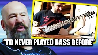 OUR BASSISTS TERRIBLE AUDITION VIDEO he used to be a guitarist [upl. by Nosahc]