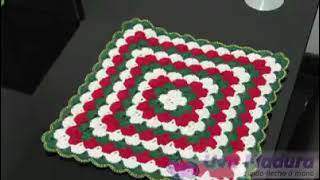 🧶INDIVIDUALES NAVIDEÑOS a CROCHET El tutorial en Uva Madura Crochet [upl. by Emmy963]