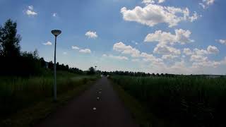 VOLKERS FAHRRAD WELTREISE mit Fahrradwohnwagen in Holland 120 [upl. by Anahsed]