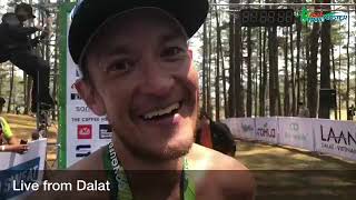 Dalat Ultra Trail 2019  Live broadcast of finish mens race 70 km [upl. by Ylus]