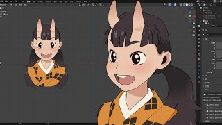 How to make anime characters in Blender [upl. by Onailil747]