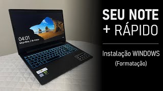 Como formatar  Instalando Windows no SSD  Note L340 Lenovo [upl. by Sherrod]