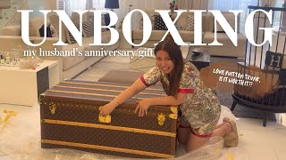 Unboxing My Louis Vuitton Trunk  Anna Magkawas [upl. by Mellie]