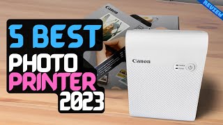 Best Portable Photo Printer of 2023  The 5 Best Photo Printers Review [upl. by Chas482]