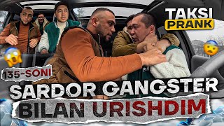 Taksida prank 135Soni🚕 Tiktoker Sardor Gangster Va Aziz aka bilan boldi😤 [upl. by Inal160]