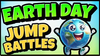 Earth Day Jump Battles  Brain Break  Freeze Dance  Earth Day Brain Breaks [upl. by Percival]