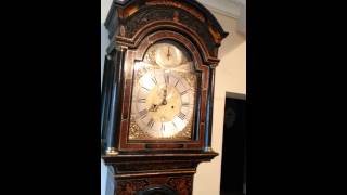 antique clock striking and ticking [upl. by Yanetruoc]