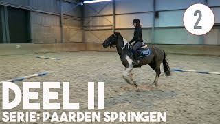 RITME TRAINEN  SERIE PAARDEN SPRINGEN  HORSEJUMPING [upl. by Dwan]