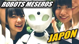 PRIMER CAFE CON ROBOTS en TOKIO  Que Pasa JAPON [upl. by Frodin]