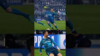 quotPrime Ronaldo with the iconic noodle hair His goal vs Juventus was legendary ⚽️🔥 CR7 GOATquot [upl. by Lavena622]