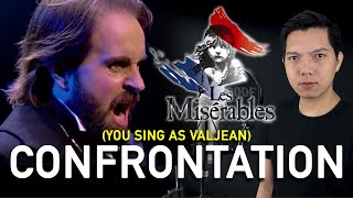 Confrontation Javert Part Only  Karaoke  Les Miserables [upl. by Atilahs171]