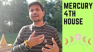 Mercury in Fourth House in Vedic Astrology [upl. by Stallworth717]