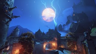 Halloween Eichenwalde Time Lapse Overwatch [upl. by Llemhar]