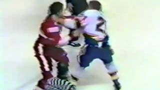 Bob Probert vs Todd Ewen Round 2 Jan 24 1987 [upl. by Sapphira582]