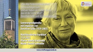 Dorothee Sölle und der Israelsonntag [upl. by Ulu239]