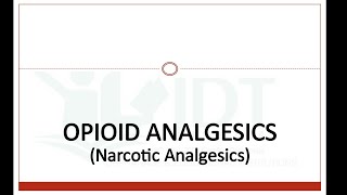 Opioid Narcotic Analgesic Pharmacology Morphine Codeine [upl. by Arny986]